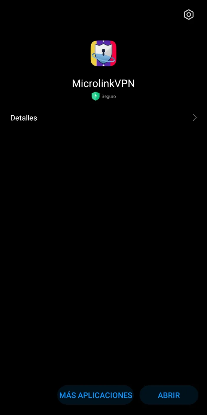 Instalada, y Play Protect ya la marca «Seguro». Pulsa «ABRIR».