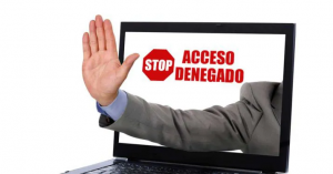 Geobloqueo aplicado por empresas o ISP a servicios locales.